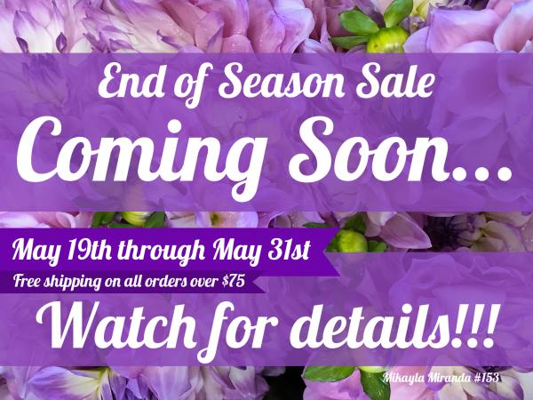 SPRING SALE - COMING SOON!