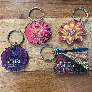 4 SID dahlia keychains